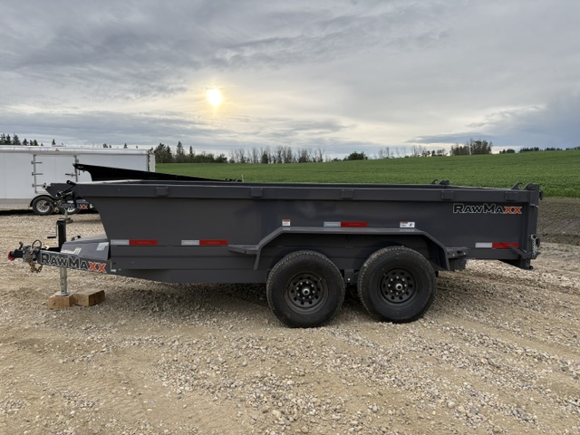 RawMaxx PKX – 14’x 83″ BP Dump Trailer
