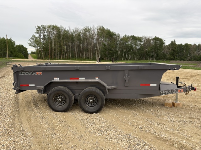 RawMaxx PKX – 14’x 83″ BP Dump Trailer