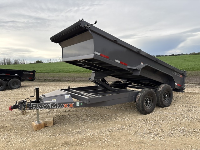 RawMaxx PKX – 14’x 83″ BP Dump Trailer