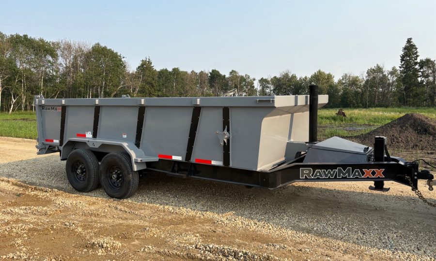 RawMaxx LPX – 16’x 83″ Telescopic Dump Trailer