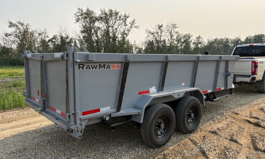 RawMaxx LPX – 16’x 83″ Telescopic Dump Trailer