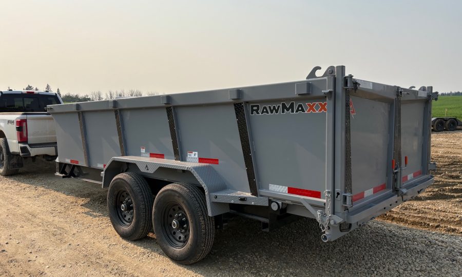 RawMaxx LPX – 16’x 83″ Telescopic Dump Trailer