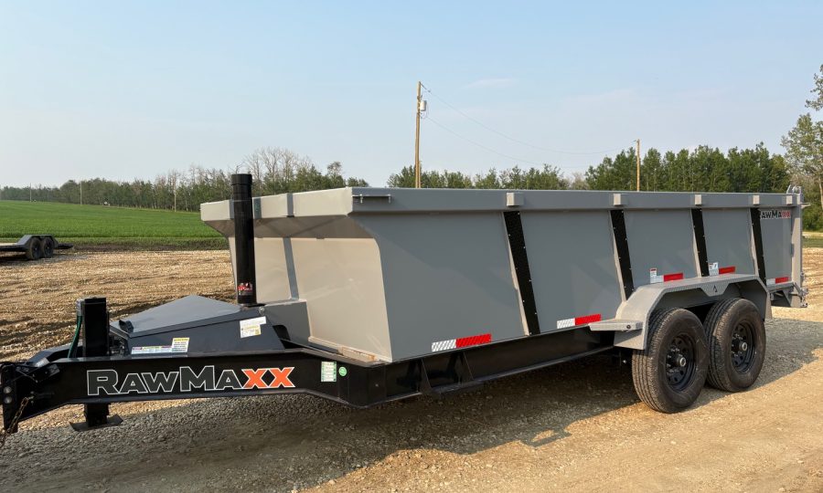 RawMaxx LPX – 16’x 83″ Telescopic Dump Trailer