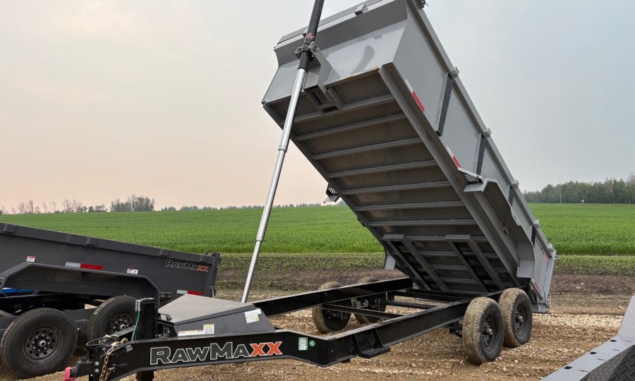 RawMaxx LPX – 16’x 83″ Telescopic Dump Trailer