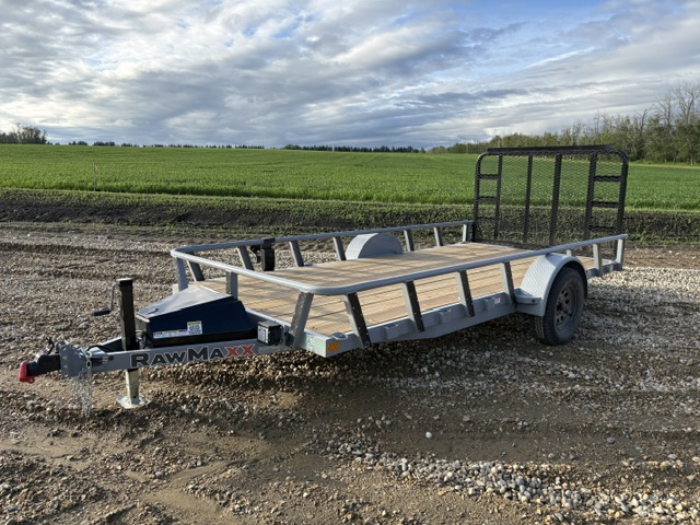 RawMaxx UTX Flatbed – 14′ x 77″ Utility Trailer