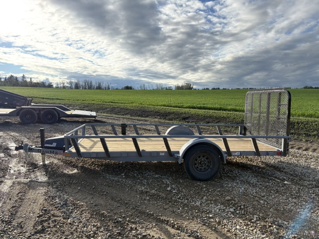 RawMaxx UTX Flatbed – 14′ x 77″ Utility Trailer