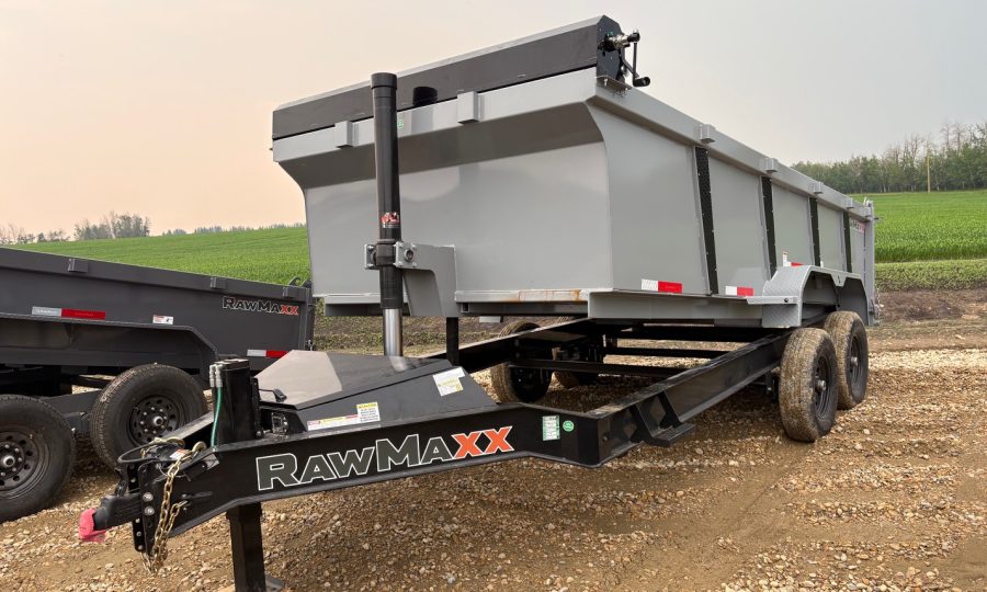 RawMaxx LPX – 16’x 83″ Telescopic Dump Trailer