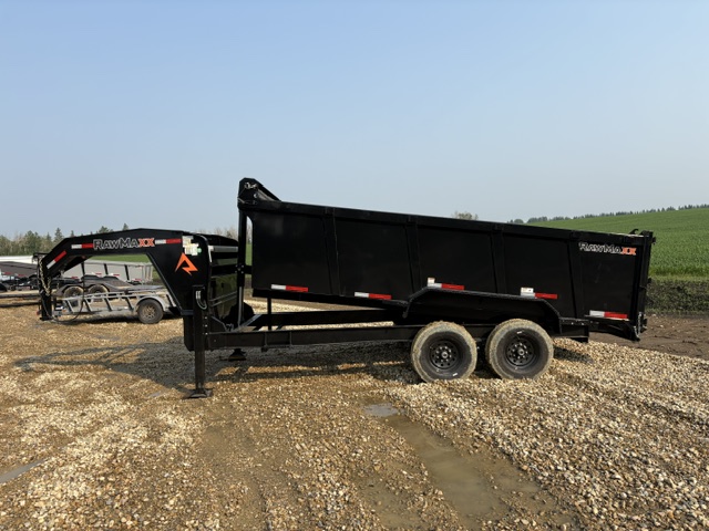 RawMaxx LPX – 16’x 83″ Goose Neck Telescopic Dump Trailer