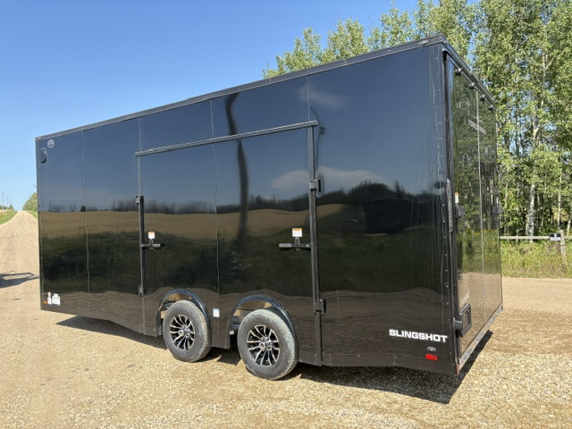 2027 Forest River Cargo King SlingShot 8.5×20 – Aluminum Car Hauler Enclosed
