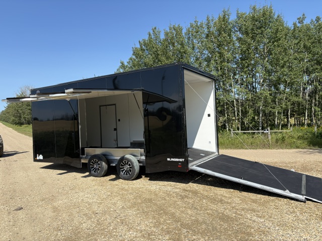 2027 Forest River Cargo King SlingShot 8.5×20 – Aluminum Car Hauler Enclosed